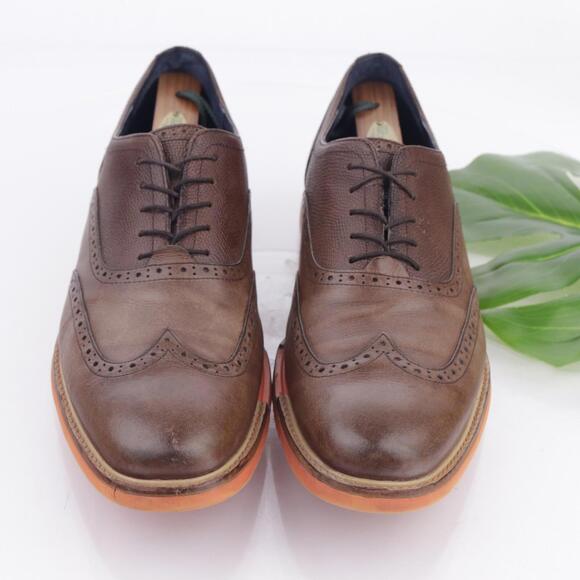 Cole Haan Mens Great Jones Oxfords Size 11 M  Brown Wingtip Brogue Dress Shoes main image 7